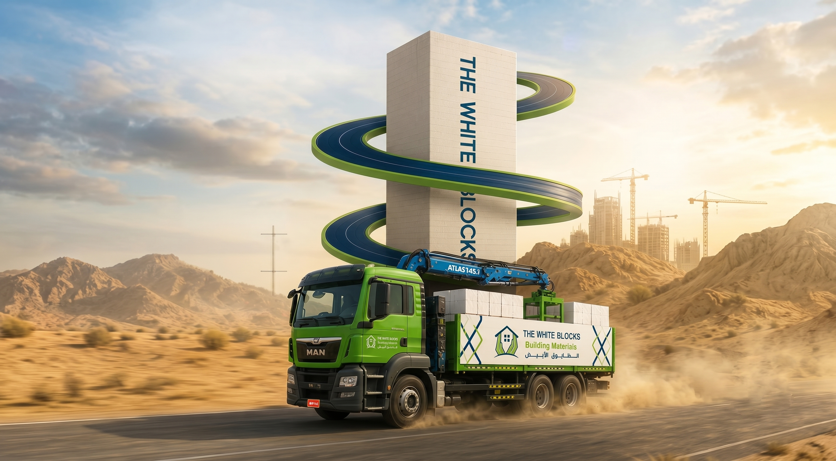 The White Blocks Logistics Fleet